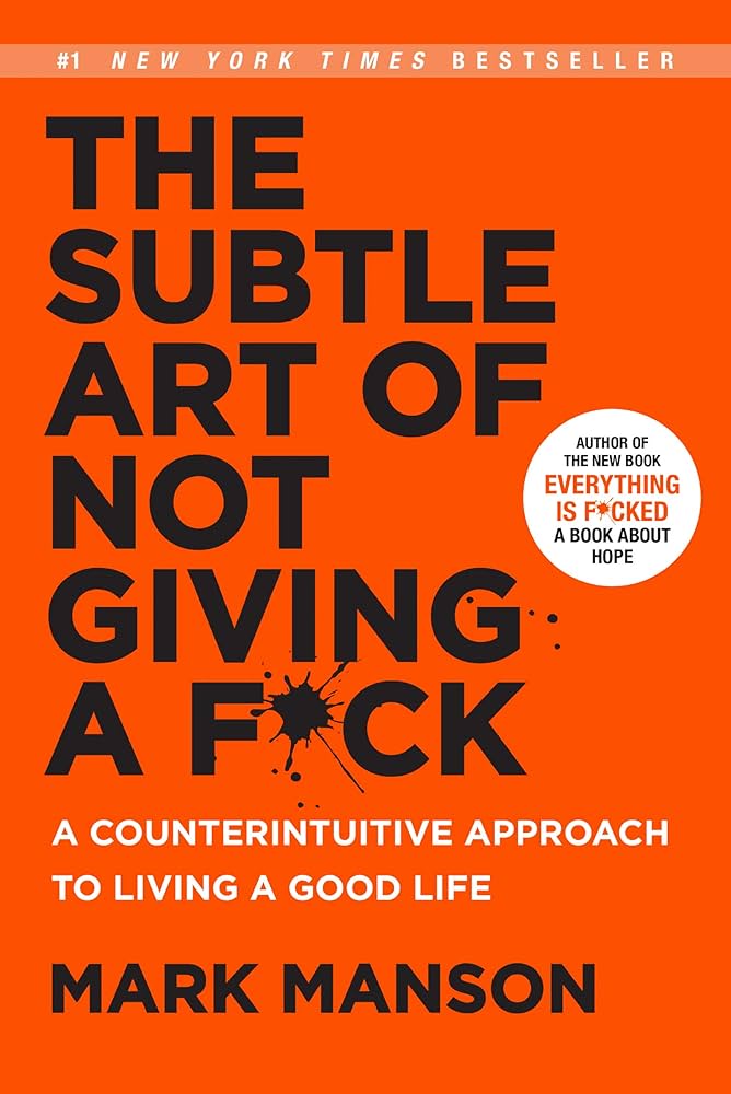 The Subtle Art of Not Giving a F*ck Book Cover 